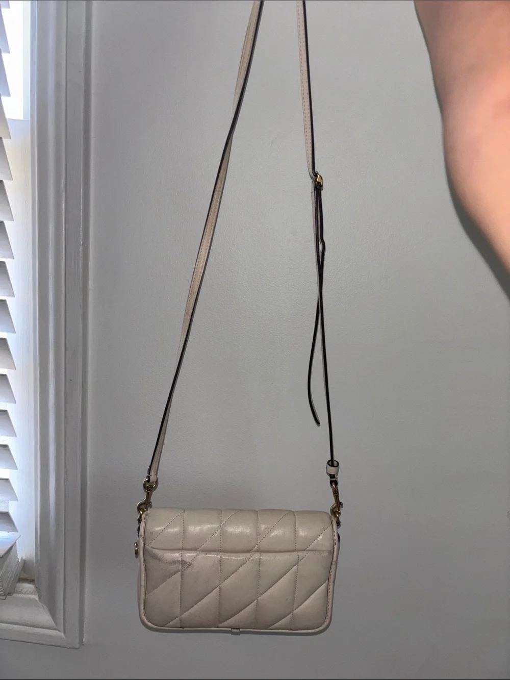 Quilted Coach Hayden Crossbody Bag with Adjustable Strap